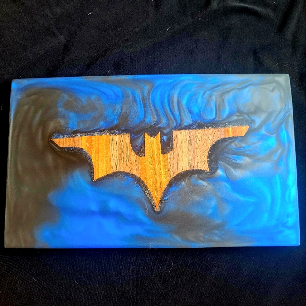 Handmade Dark Knight serving trays